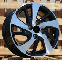 Ratlankis RACINGLINE F0458 R15x5.5 4x100 ET 45 CB 54.1 (Black Polished)