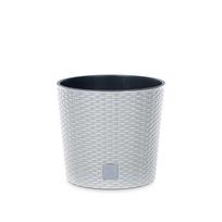 Vazonas su įdėklu 4.75/4L D200*H190 mm baltas RATO ROUND Prosperplast
