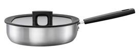 Virtuvės šefo keptuvė 26 cm /2,8 l/ su dangčiu Hard Face Steel