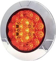 Daugiafunkcė galinė lempa LED, apvali, 12–24V, Ø152mm, Kramp LA40003