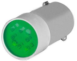LED lemputė 240V BA9s žalia New-Elfin 010BA9SLV220