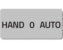 Lipdukas „HAND 0 AUTO“ 02097T