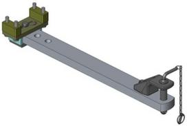 Prikabinimo sija NRS John Deere 6000 S40 00805000A17