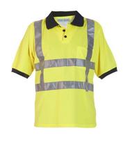 Polo marškinėliai, dydis 2XL/46, trumpomis rankovėmis, geltoni, Hydrowear 040401FY2XL