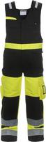 Kombinezonas su petnešomis, Hi-Vis, geltonas / juodas, „Trendy High Visible Stretch-Line“, dydis L, Hydrowear 044485YB52