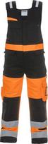 Kombinezonas su petnešomis, Hi-Vis, oranžinis / juodas, „Trendy High Visible Stretch-Line“, dydis M, Hydrowear 044485OB50
