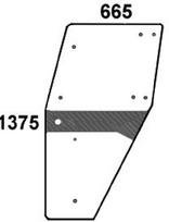 Kairių durų stiklas 04358529N