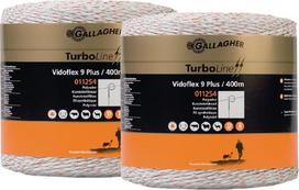 Elektrinis piemens laidas (polywire), Duopack Vidoflex 9, 400 m, baltas 069323GAL