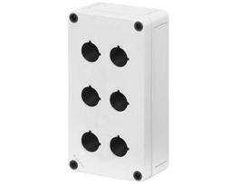 Mygtukų dėžutė 6 skylių 22 mm, H=57 mm 080CS09185P6