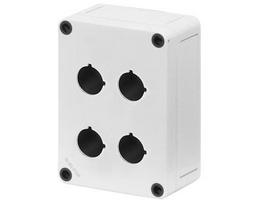 Mygtukų dėžutė 4 skylių 22 mm, H=57 mm 080CS09135P4