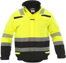 Pilot Hi-Vis striukė Umag, RS Line, geltona / juoda, dydis 5XL, UK 50 / EU 68, 072396YB5XL