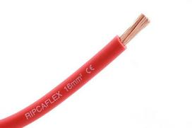 Lankstus kabelis 1x16mm² PVC, raudonas 1016FLEXRD