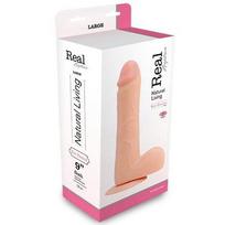 Real Rapture Wibrator-REALISTIC VIBRATOR REAL RAPTURE FLESH 9"