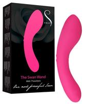 Vibratorius Swan Wand – galingas dvipusis asmeninis masažuoklis