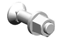 Šešiakampis varžtas su veržle M12x1.25x55-12.9-MUH-BK55 30111381