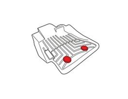 Dvigubo fiksavimo juosta Dual Lock™ SJ-354D 25 mm×5 m juoda 3M 7000070523