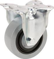 Fiksuotas ratukas, poliamido ratas: 100x36mm, tvirtinimo plokštė 103x85mm, apkrova 160kg, Tente 3478HUR100P62