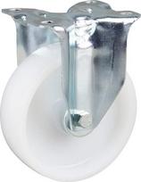 Fiksuotas ratukas, poliamido ratas: 125x40mm, tvirtinimo plokštė 103x85mm, apkrova 250kg, Tente 3478UOJ125P62