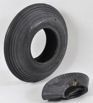 Padanga su kamera 3.50-6, 4 sluoksnių (4PR), lenktas ventilis, T-510, Kramp 35064T510S