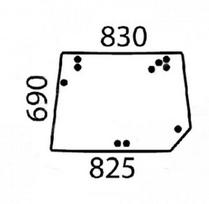 Galinio lango stiklas 4220679M1