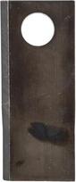 Dešinysis šienapjovės peilis (RH), 126 × 47 × 4 mm, ovali skylė 23,0 × 20,5 mm, tinka Taarup, 25 vnt. pakuotė, KT5611040001KR