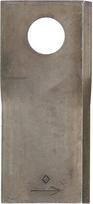 Kairysis šienapjovės peilis (LH), 112 × 49 × 4 mm, skylė Ø21 mm, tinka Pöttinger, 25 vnt., 434969KR