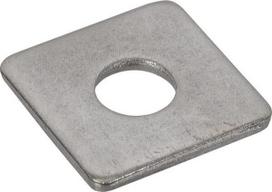 Kvadratinė poveržlė M10x28x3 mm, nerūdijantis plienas A2, DIN 436, Kramp 43610RVS