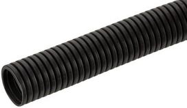 Apsauginis vamzdelis 13 mm 100 m, lankstus gofruotas, uždaras, juodas FTBLC13100