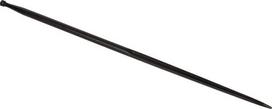 Krautuvo dantis, tiesus, kvadratinio profilio 44x980 mm, smailus galas su M30x2 veržle, raudonas, SHW FT58