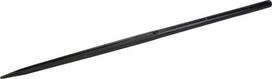 Krautuvo dantis, tiesus, dvigubos T formos 42x1400 mm, smailus galas su Ø12 kaiščiu, juodas, SHW FT421400S