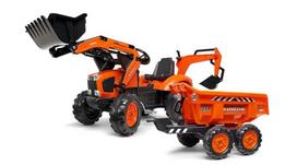 Kubota su ekskavatoriumi ir Maxi verčiamąja priekaba F2090W