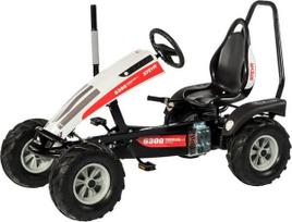 Go-kart, Steyr, baltas/juodas/raudonas, nuo 5 metų, su laisvos eigos mechanizmu, Track BF3, Dino Cars DC66980BF3