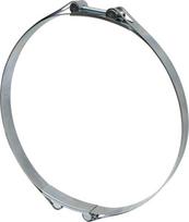 Žarnos sąvarža 290-305mm, dvigubas varžtas, dviguba juosta, DIN912, cinkuota, Kramp DBHC290305