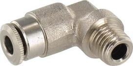 Push-in jungtis Ø4mm 90°, išorinis sriegis M8x1 Kramp CLWS4MK81