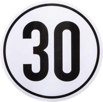 Lipdukas greičio ribojimas 30km/h Ø200mm BF30