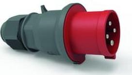 CEE kištukas 32A 4P 400V IP44 QC su fazių keitikliu B022055