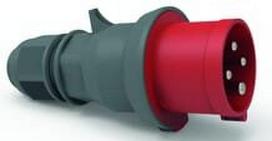 CEE kištukas 16A 4P 400V IP44 QC su fazių keitikliu B022053