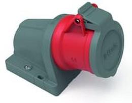 CEE sieninis lizdas 16A 5P 400V IP44 QC IQ 92x94 B0110624