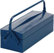 Įrankių dėžė 200x430x150mm metalinė, 3 skyriai, Wesma HG103S