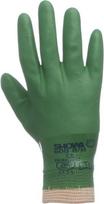 Medvilninės darbo pirštinės Showa 600, žalios, 24 cm, dydis 10/XL, HS60010