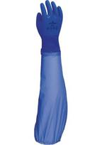 Medvilninės darbo pirštinės Showa 690, mėlynos, 65 cm, dydis 9/L, HS6909