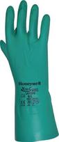 Nitrilinės darbo pirštinės Honeywell NitriGuard Plus, žalios, 33 cm, dydis 10/XL, HSLA132GXL
