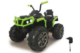 Vaikiškas keturratis Predector, žalias, 12V JA460450