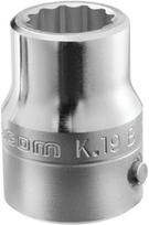 Galvutė 3/4", 12-kampė, 27 mm K27B