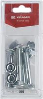 Karietinis varžtas su veržle M10 x 60 mm 4.6 (6) KR6031060P06B