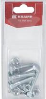 Karietinis varžtas su veržle M8 x 40 mm 4.6 (6) KR603840P06B