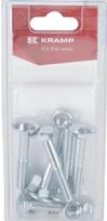 Karietinis varžtas su veržle M8 x 50 mm 4.6 (6) KR603850P06B