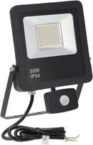 LED prožektorius 50W 3000K su jutikliu KRFL50830SBK