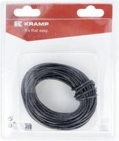 Elektros kabelis juodas 1 x 0.75 mm² 10 m (1) KRKA1075P10B