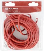 Elektros kabelis raudonas 1 x 4.0 mm² 10 m (1) KRKA1404P10B